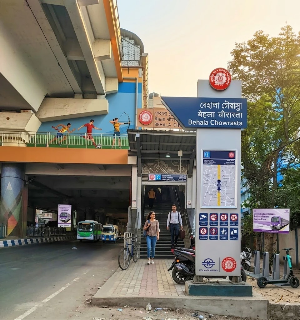 Behala Chowrasta Metro Station